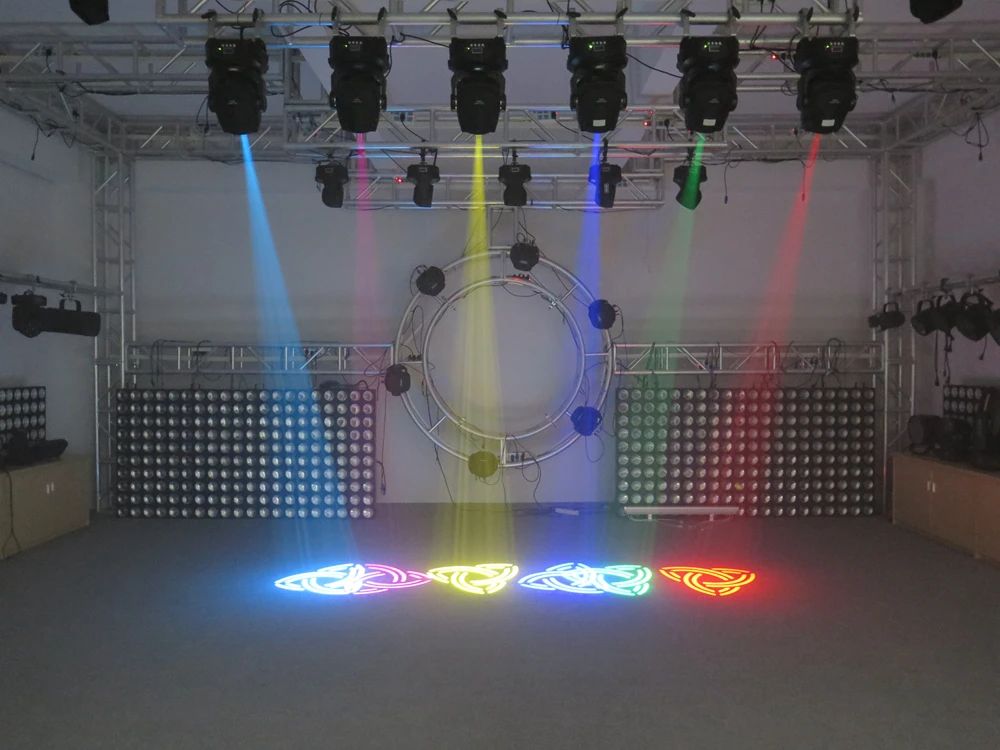 Горячий кейс для полетов 2в1 упаковка DMX 512 75 Вт светодиодный движущийся головной