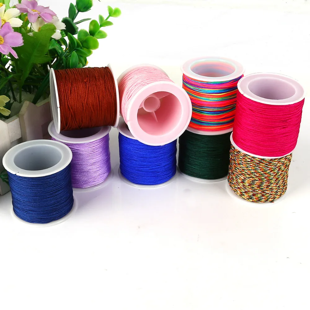 Нейлоновый шнур для изготовления ювелирных изделий 50 ярдов/рулон 0 8 мм |