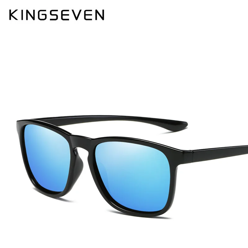 KINGSEVEN новые брендовые поляризованные солнцезащитные очки для вождения мужские зеркальные линзы солнцезащитные очки Oculos очки аксессуары N7916