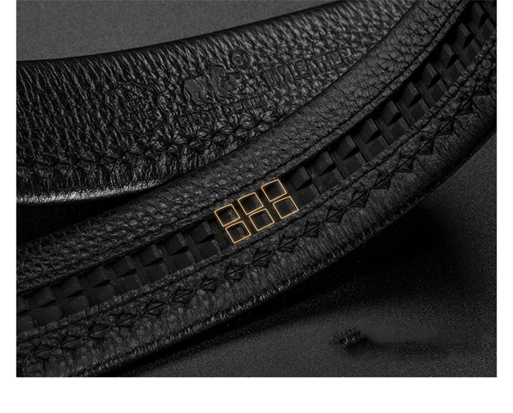 Мужской ремень BISON DENIM из натуральной кожи, мужской ремень, автоматический ремень, роскошный ремень, высокое качество, модный черный ремень для мужчин, бренд N71483