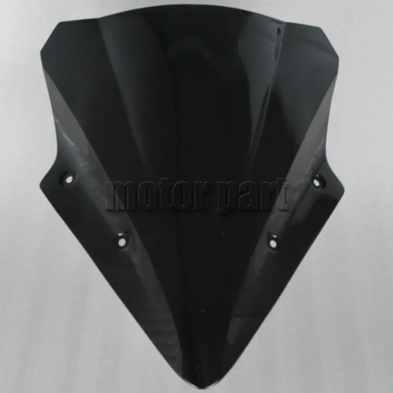 Ветровой экран для мотоцикла Kawasaki Ninja 650 ветровое стекло ER6F 2017 2018 2019 черный