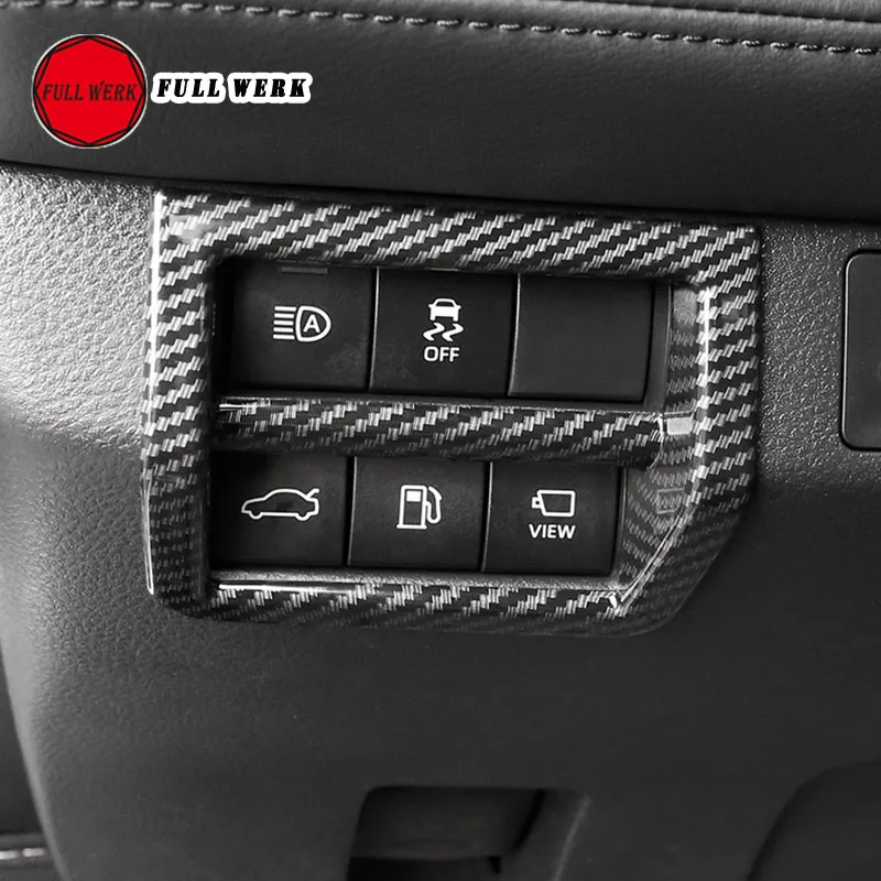 

1 pc ABS Car Driving Side Function Button Panel Trim Frame for Avalon 19 Decorarion Cover Sticker Car Styling Accessories