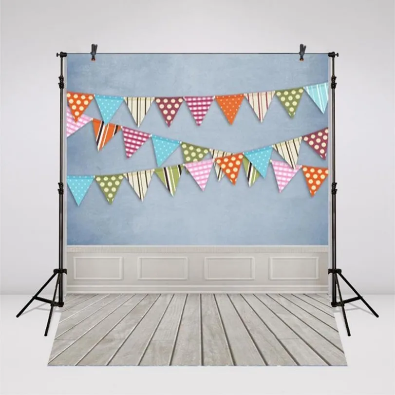 Цветной флаг серый синий настенный фон для фотосъемки виниловая ткань Высокое