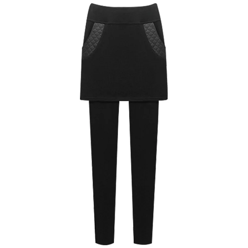 Женские леггинсы с высокой талией утепленные флисовые большого размера плюс