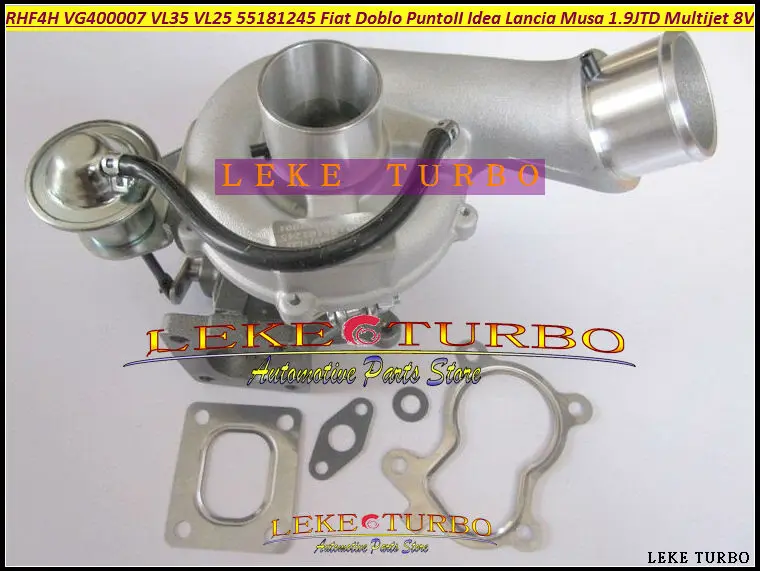 Фото Турбокомпрессор Turbo RHF4H VL25 VF400007 VL35 55181245 71793616 для FIAT Doblo Punto 2 Idea Lancia Musa 1.9L JTD 03-07 Multijet 8V №3