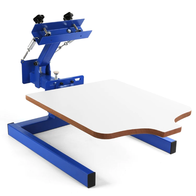 Screen Printing Machine 1 Color Silk Station Press Double Spring T-shirt DIY ( | Инструменты