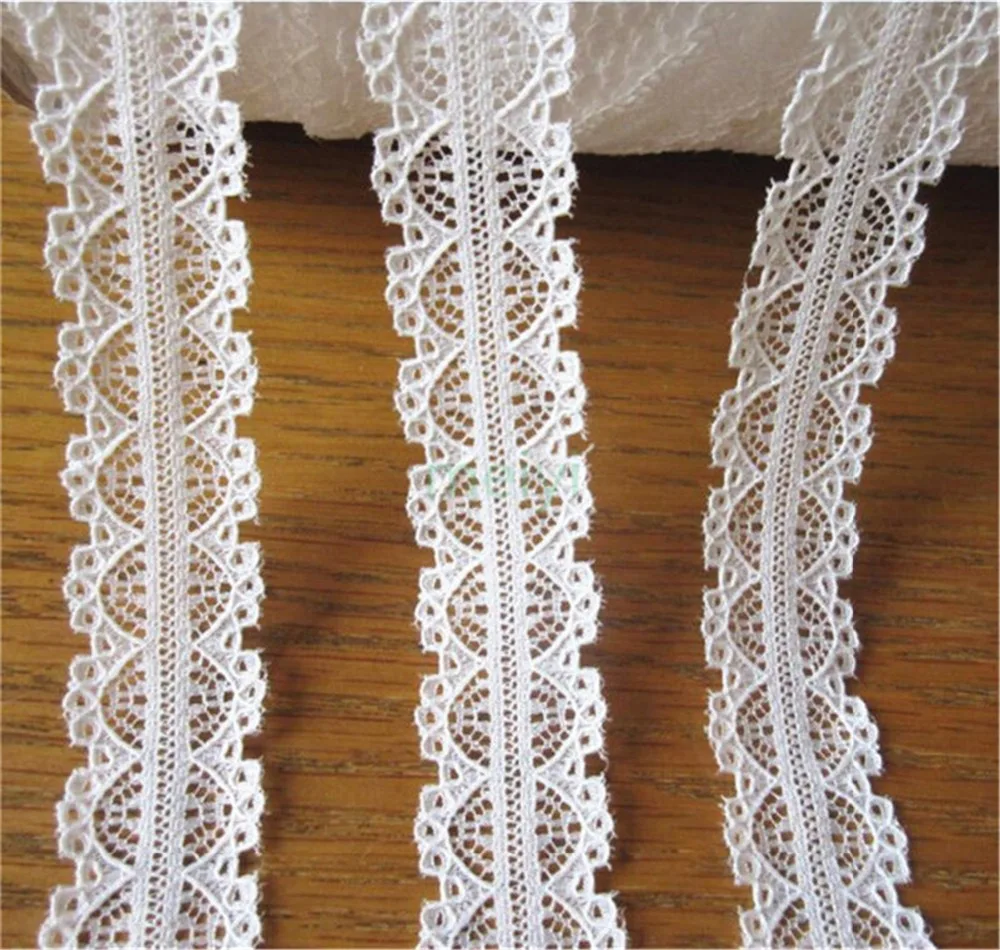 10 Meter 25mm Off White Soft Nylon Lace Edge Trim Ribbon Fabric Embroidered Applique Sewing Craft Crochet Wedding Dress Clothes | Дом и сад