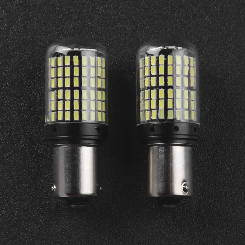 1 Пара 1156 DC 12V 10W SMD3014 144 светодиодсветодиодный лампы для указателей поворота