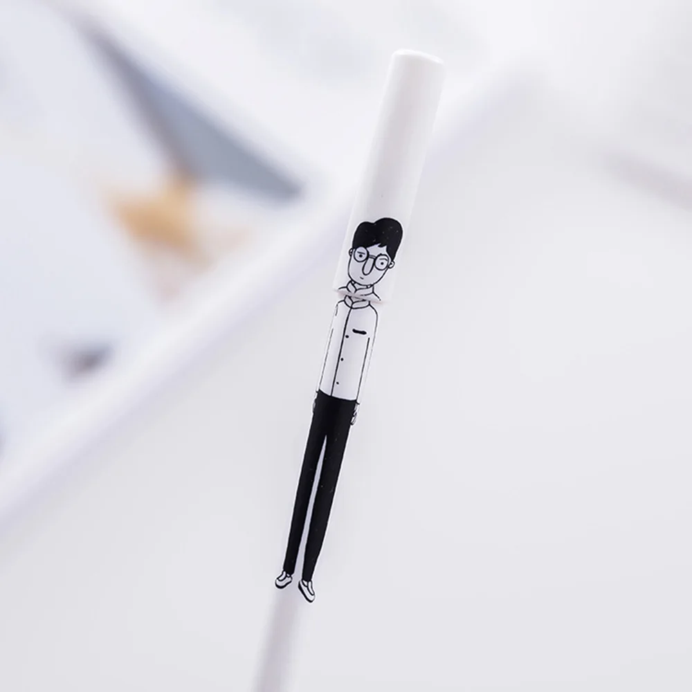 1 шт. Милая 0 38 мм нейтральная ручка гелевая для влюбленных школьные