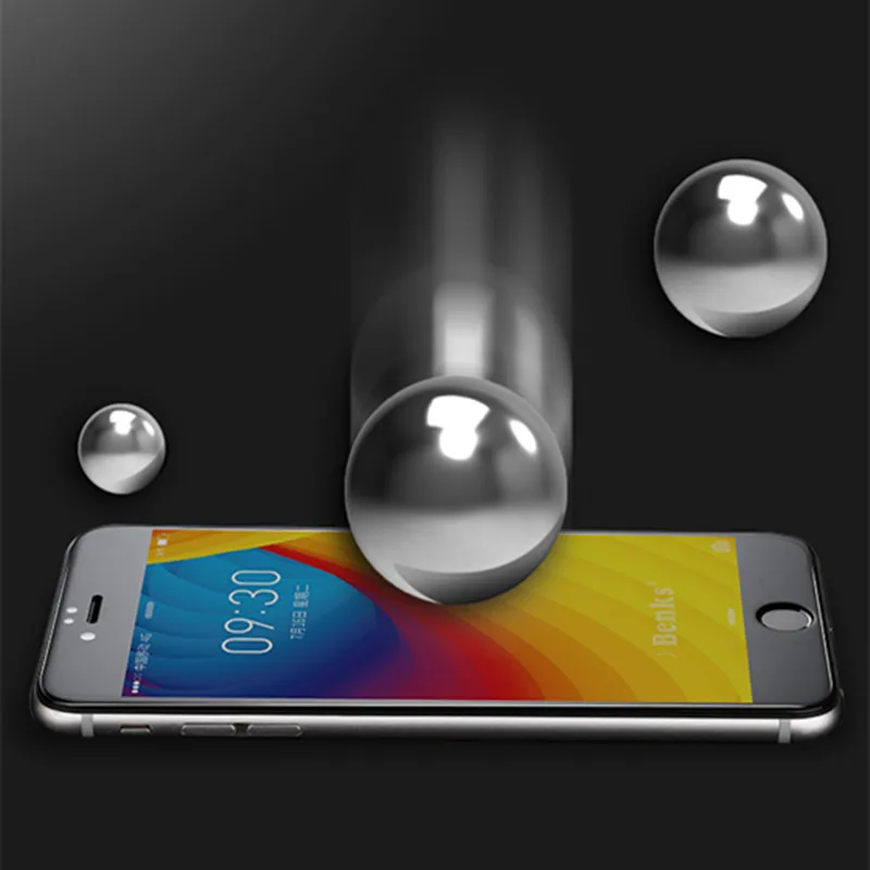 3D углеродное закаленное стекло для iphone 6 S s 7 8 Plus Защитное экрана 8X10|Защитные