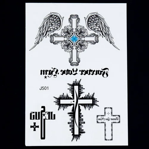 J501B Tattrendy Горячая черно-белая хна татуировки наклейки флэш временные водонепроницаемые кружева вдохновили тело индийская рука бабочка Ловец снов - Цвет: J501B