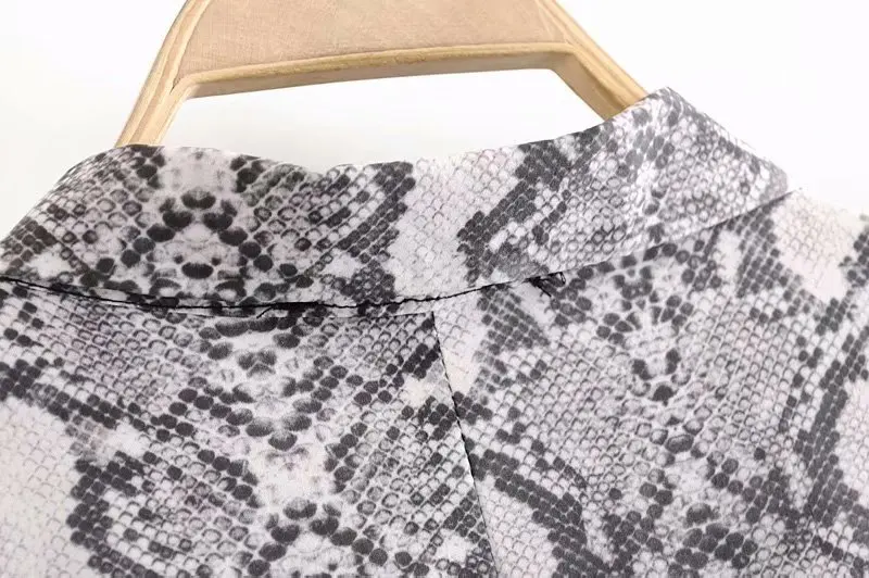 Женское винтажное платье со змеиным принтом современное в стиле ретро лето