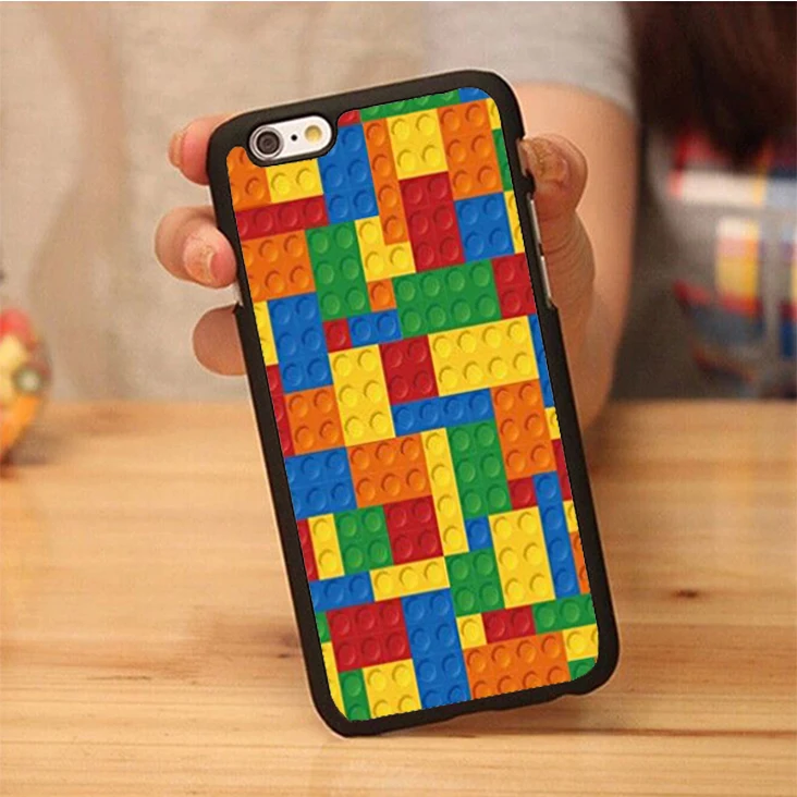 Lego Blocks Printed Cell Phone Case For iPhone 6 6S Plus 7 7Plus 5 5S 5C SE 4S Soft Rubber Back Cover |