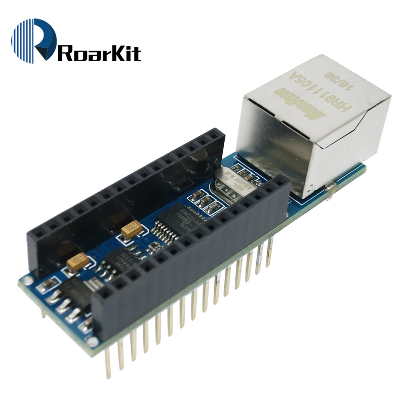 Сетевой экран V1.0 ENC28J60 для совместимого с arduino модуля веб сервера Nano 3 0 RJ45|ethernet