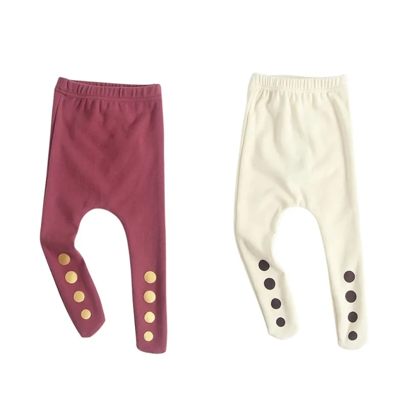 0-2y Infant Baby Girl Tight Knitted Cotton Warm Panty Solid Color Children's Tights Fashion Stocking |