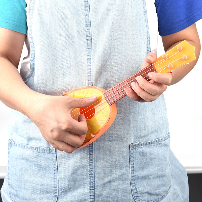 Детская 4 струнная гитара фруктовый стиль укулеле музыкальный инструмент для