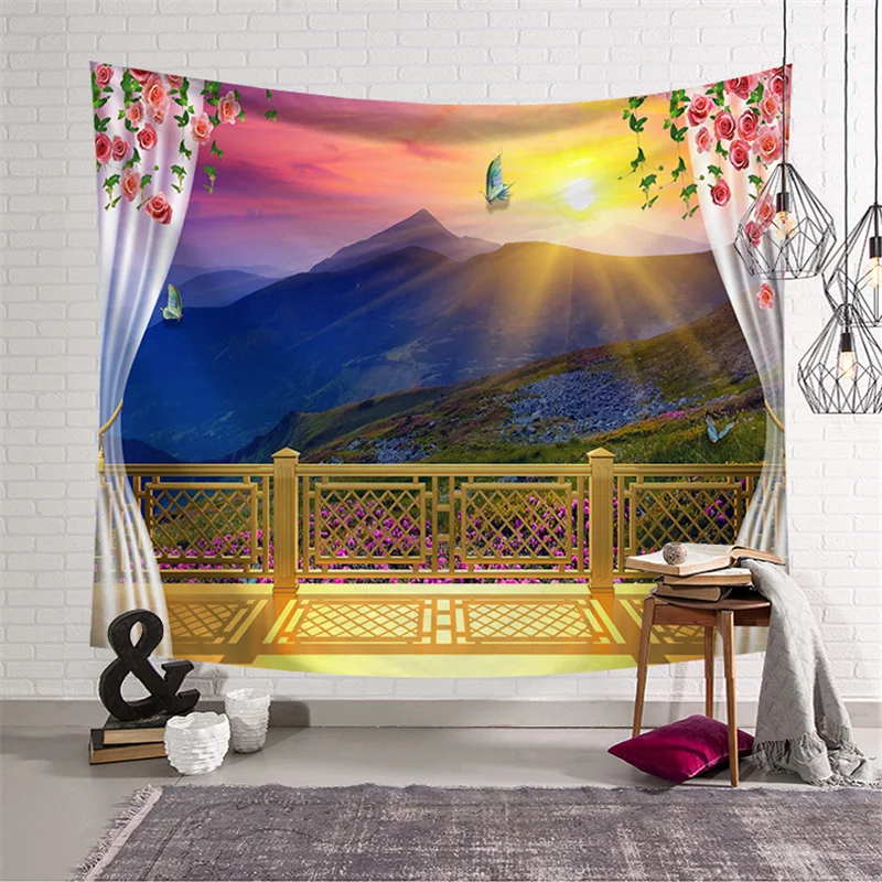 Психоделический гобелен хиппи бохо tapiz pared tela wandkleed boho украшение домашний декоративная настенная вешалка настенный ковер wandtuch dorm