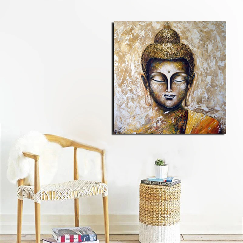 Плакат Будды настенные художественные плакаты и принты на холсте Картина