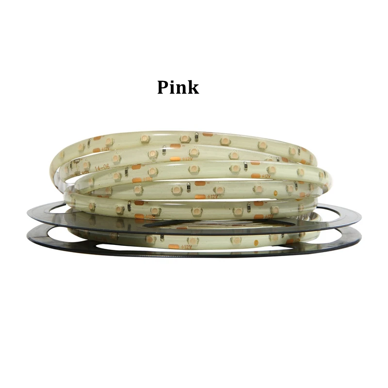 Романтическая розовая Светодиодная лента 12 В постоянного тока 5 м 60 светодиодный
