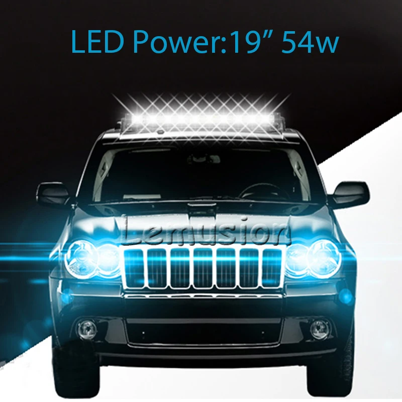 1х Автомобильная Однорядная светодиодная фара 12В противотуманная DRL для Renault Kadjar