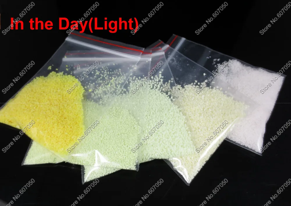 

Mixed 5 Colors Luminous Sand Super Bright Glow in the Dark Noctilucent Particles for DIY Wishing Bottle&Holiday Gift
