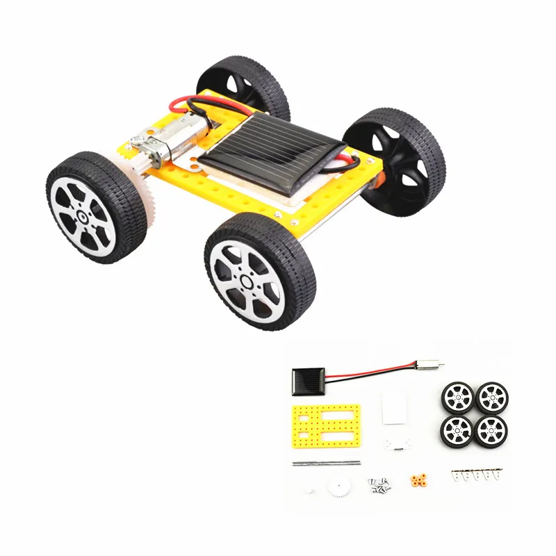 1 шт. мини игрушка на солнечных батареях DIY автомобильный комплект/солнечная