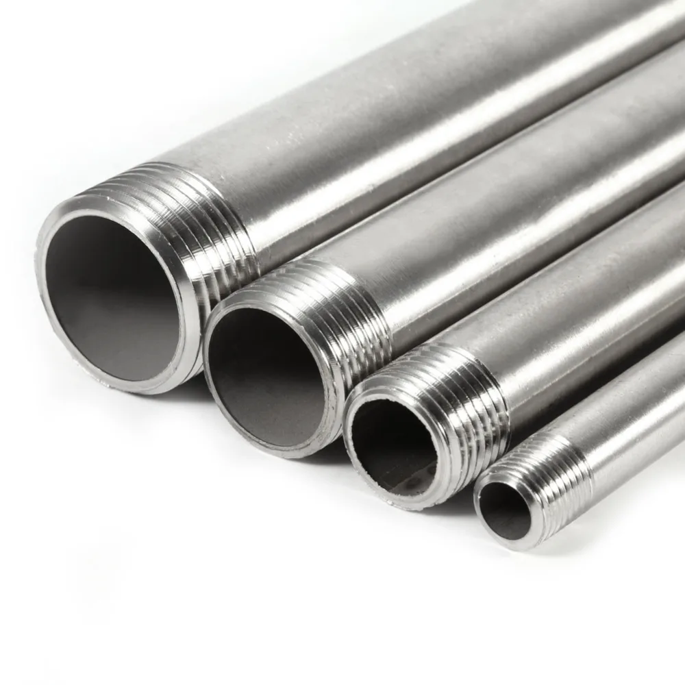BSP 1/4 &quot1/2&quot 3/4 &quot1&quot 200 мм нержавеющая сталь SS304 Мужской x мужской резьбовой