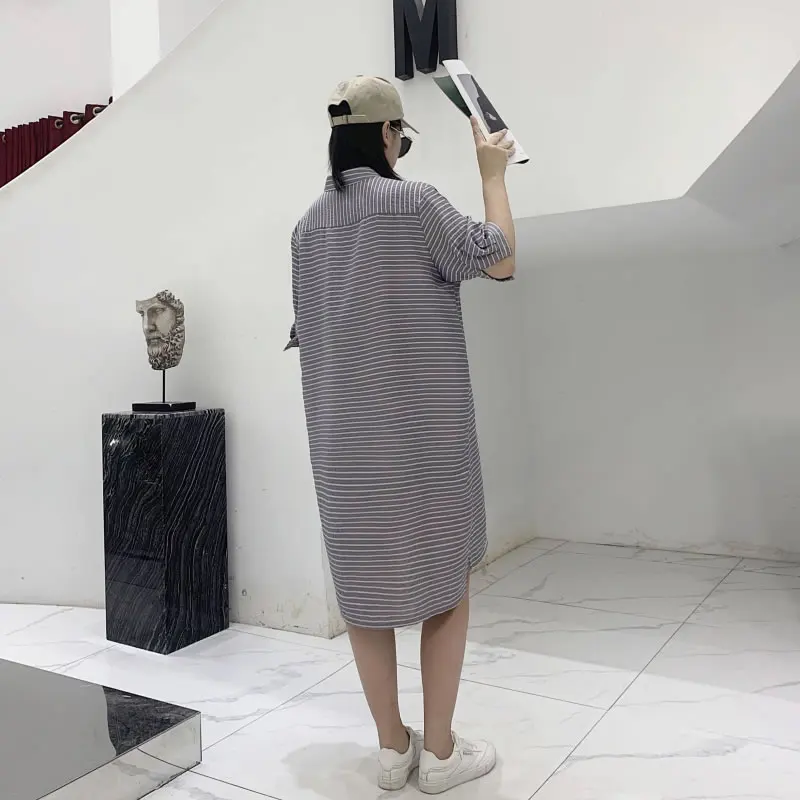 [XITAO] для женщин Лето 2019 г. Новая мода Стенд Воротник Половина рукава Повседневное