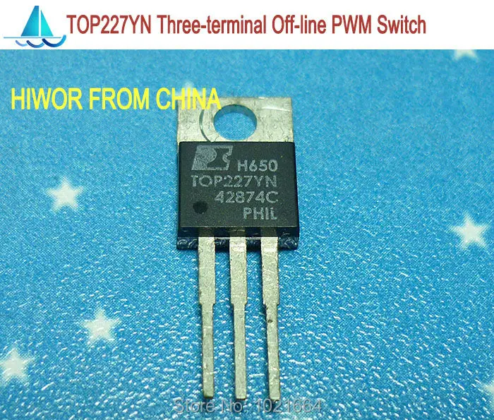 10 шт./лот TOP227YN TOP227 три терминала Off-line PWM переключатель питания IC | Электронные