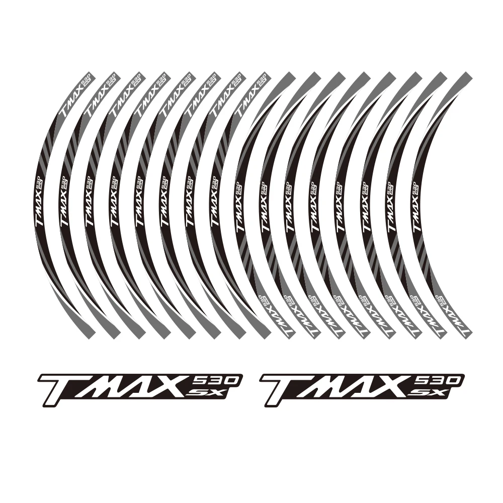 KODASKIN 2D наклейка с эмблемой обода колеса для Yamaha TMAX530SX TMAX 530 SX yzf tmax 530|Наклейки на