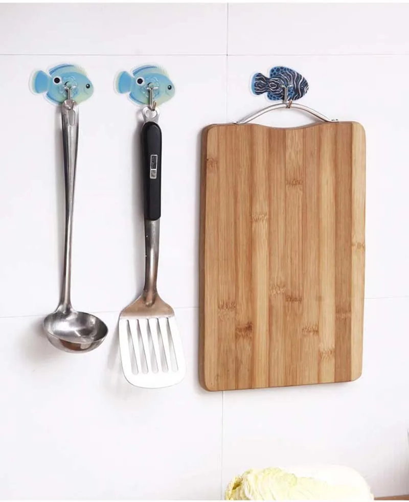 3 шт./компл. крепкие клейкие крючки с мультяшными клоунами настенная клейкая