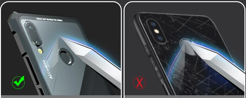 Роскошный металлический чехол для huawei Nova 3 3i 6,3 дюймов, прозрачная стеклянная крышка для huawei P Smart Plus, чехол Nova3 Nova3i psmart plus
