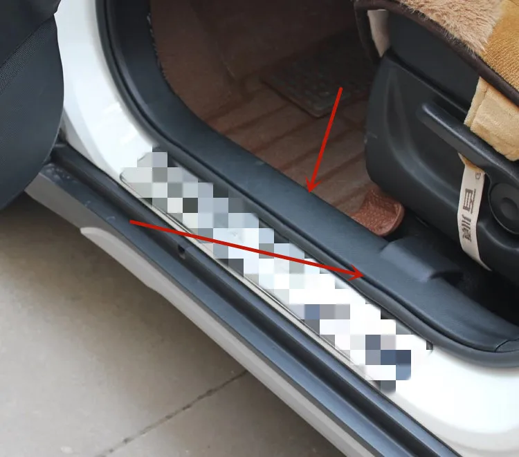 Подходит для Suzuki S-Cross SX4- Нержавеющая сталь порога Накладка внутренняя педаль накладка автомобильные аксессуары
