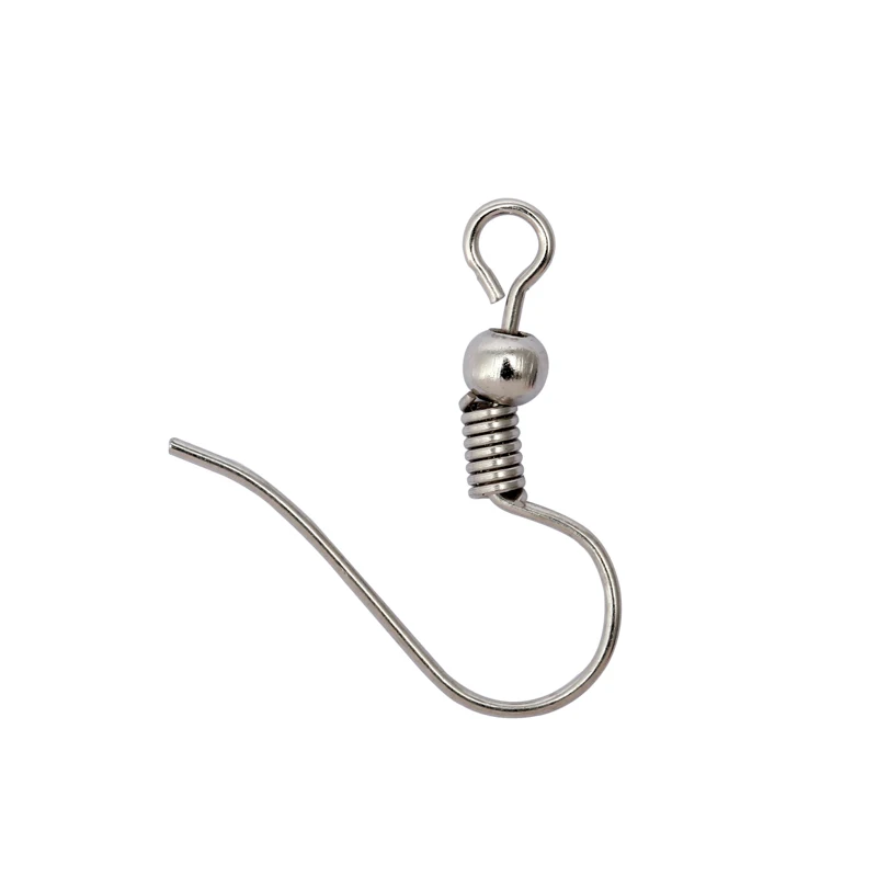 Застежка-крючок для сережек сделай сам серебристая/Золотистая проволочная