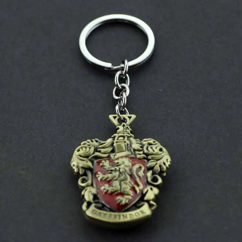 Hogwarts Gryffindor Hufflepuff Slytherin Ravenctaw, школьный логотип, сплав, подвеска,, герб, брелок и брелок, ювелирные изделия из фильма - Цвет: 276