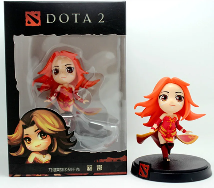 DOTA 2 фигурки Lina ПВХ в коробке коллекция Dota2 игрушки Dota герои лучший подарок для вас