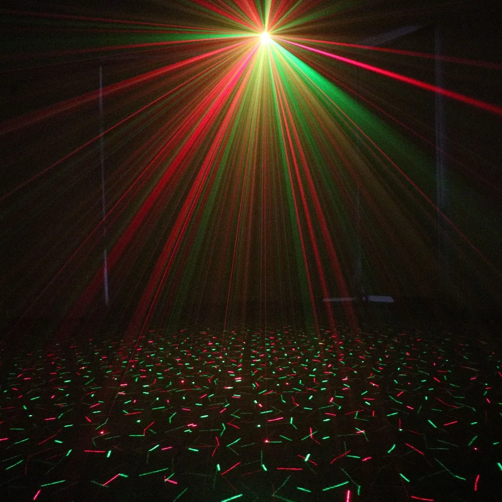 Лазерный проектор ALIEN Mini R & G сценический световой эффект красный и зеленый