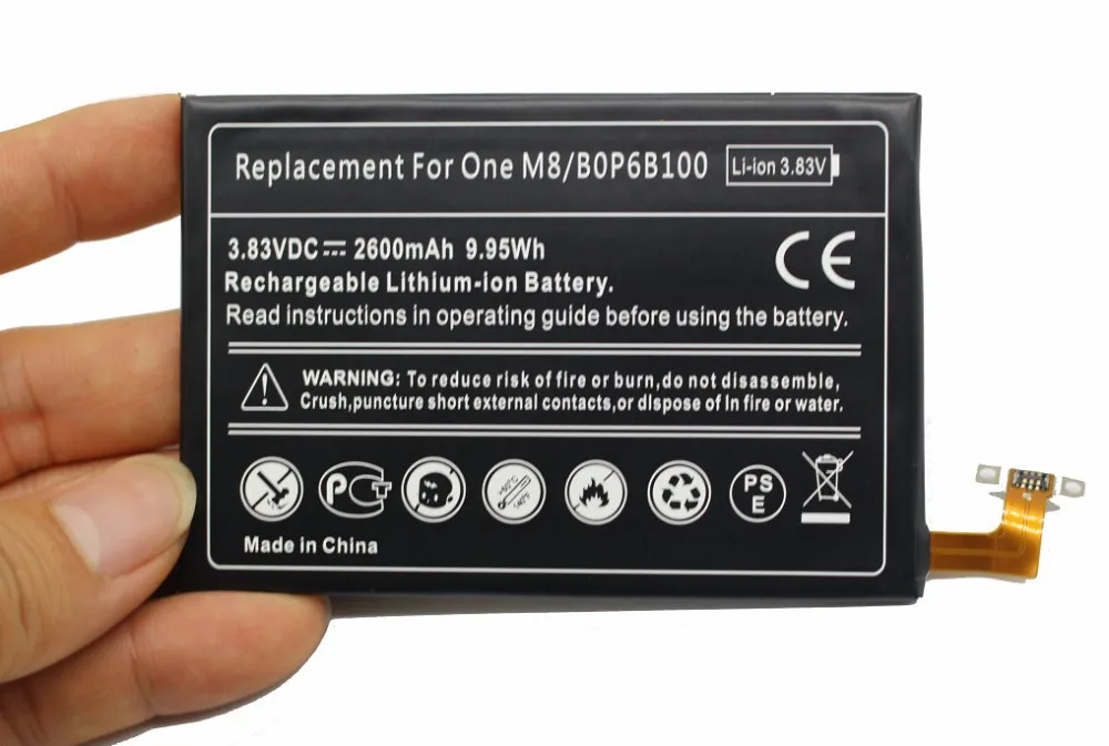 ITopZea 1 шт. 2600 мАч B0P6B100 35H00214-00M Сменный аккумулятор для HTC ONE 2 M8 Ace M8x One Max plus M8W M8D W8 E8 M8T |