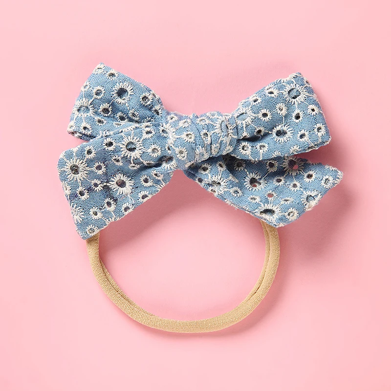 Повязка на голову с бантом для новорожденных 3 шт./лот цвета | Детская одежда и