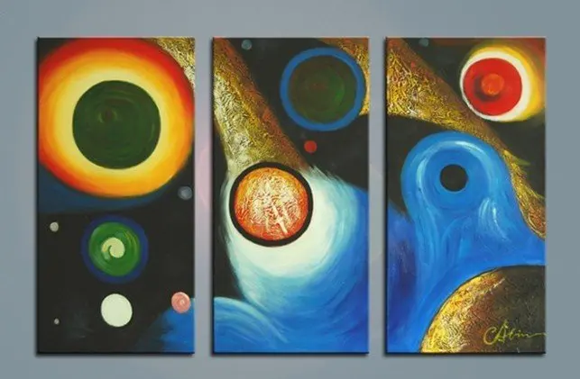 Стена deoc картина маслом на холсте современного искусства пейзаж огромный 100%