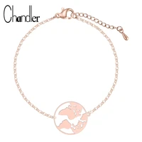 chandler world map bracelet travel wanderlust earth globe bracelets bangle for women wholesale drop shipping