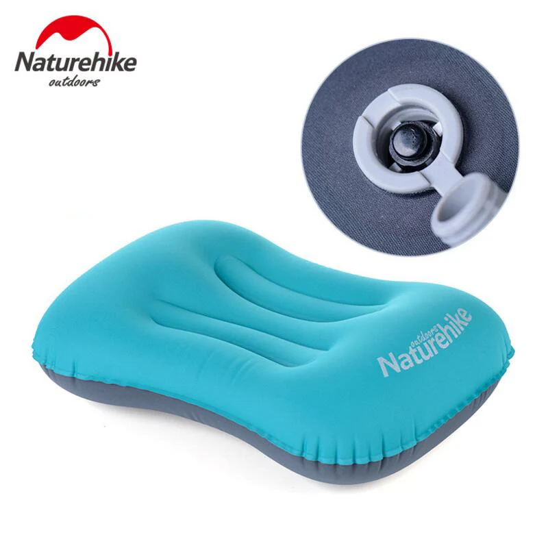 

Naturehike Air Inflatable Pillows Ultralight Portable Hand Press Outdoor Pillow Travel Neck Cushion Folding Camping Sleeping Mat
