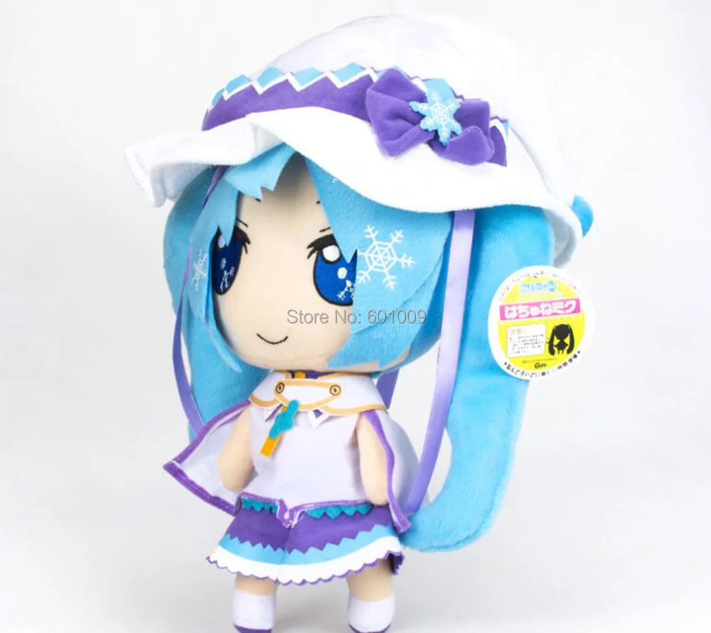 2 стиля Вокалоид Hatsune Снежная Мику и школьная форма 1" 30 см плюшевые куклы-животные подарки в розницу