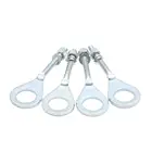 Uxcell 4 шт., металлический серебристый натяжитель цепи мотоцикла для CG125, аксессуары для мотоциклов