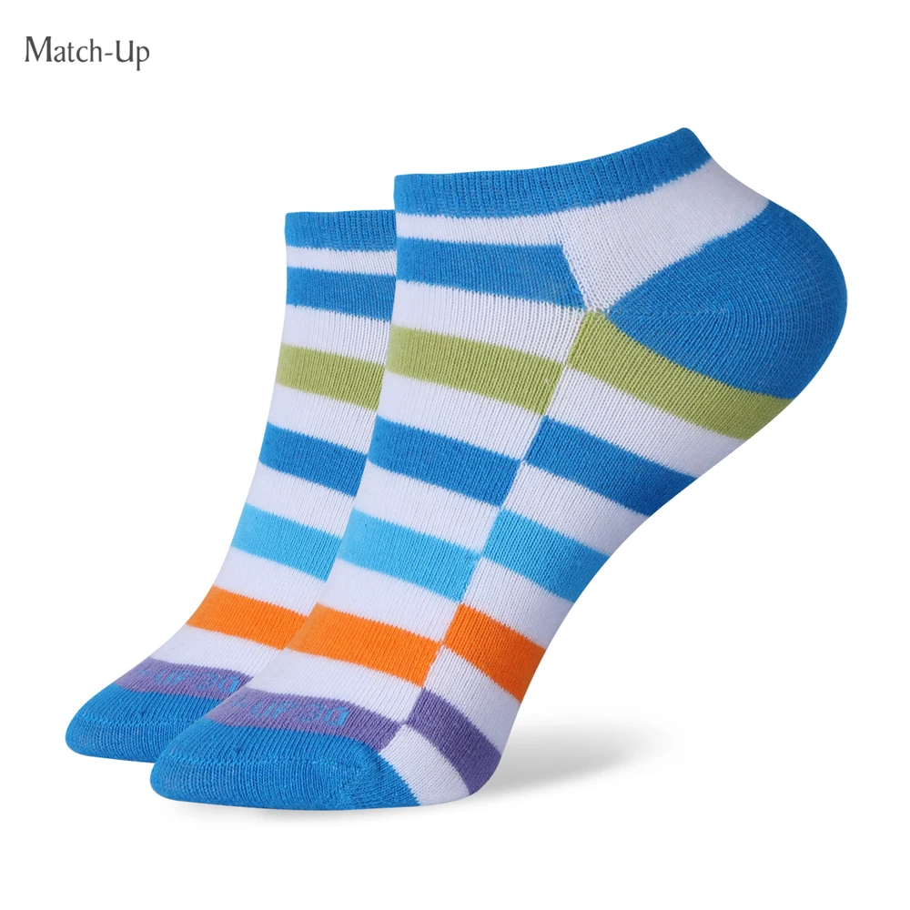Новинка Лидер продаж весенние женские хлопковые носки в полоску башмачки|socks