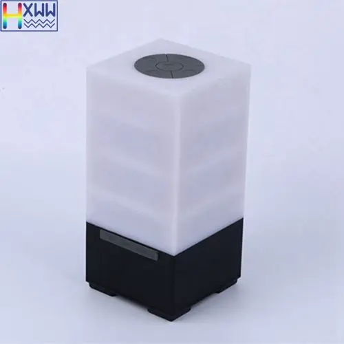Черный Дешевая цена MP3 песни загрузка AUX TF слот для карт беспроводной цветной светодиодный Bluetooth портативный динамик - Цвет: Черный