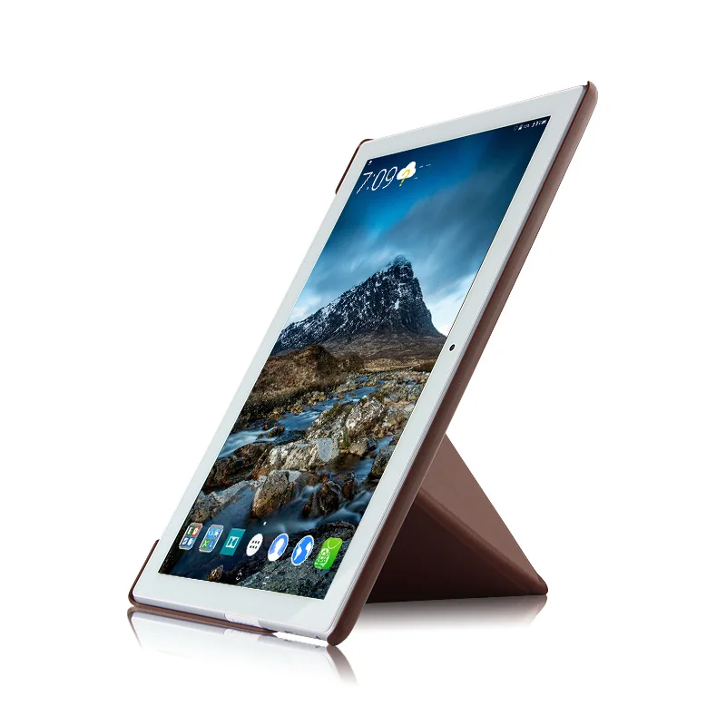 brown Чехол для lenovo Tab 4 10, защитный кожаный чехол для планшета Tab410 PU TB-X304L X304N X304F X304L, чехол для планшета 10,1 дюймов - Цвет: brown