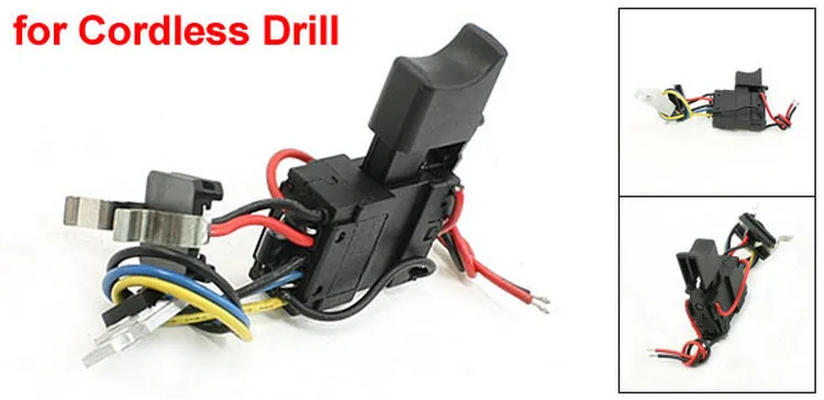

Rotating Direction Change Lever Trigger Switch 7.2V for Cordless Drill