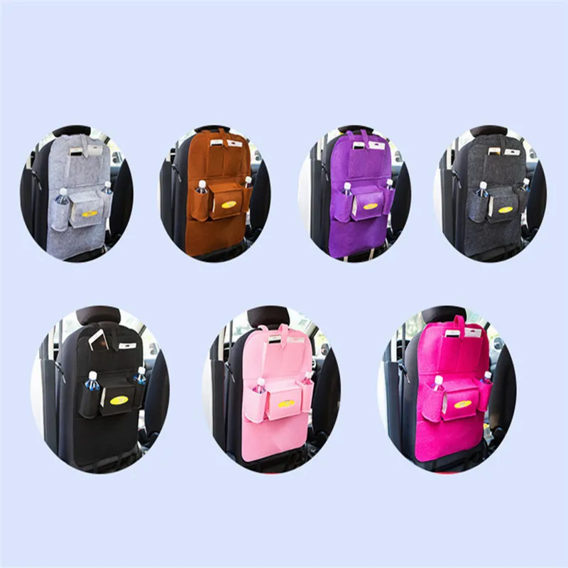 Автомобиль-Стайлинг новые модные фиолетовый авто спинки сиденья Multi-карман для