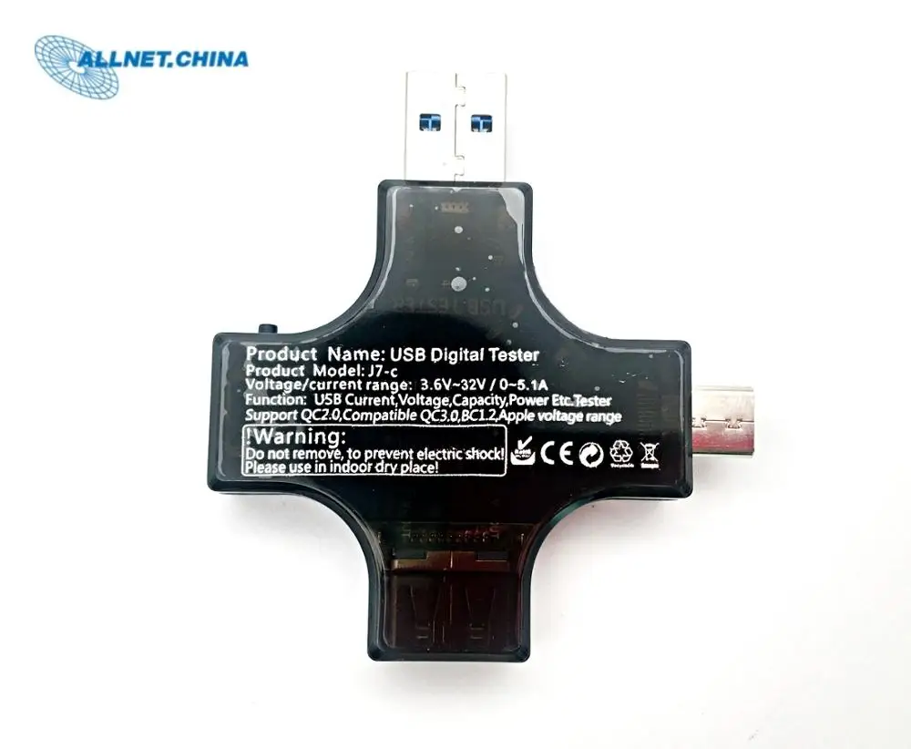 Измеритель мощности USB PD с портами type C B и A RGB без теста bluetooth напряжение ROCK PI 4| |